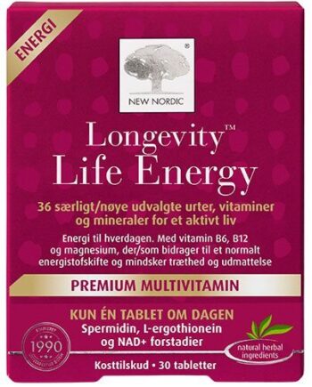 New Nordic Longevity Life Energy  30tab