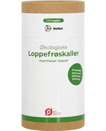 Kurm Loppefrøskaller Psyllium økologisk   120 Kapsler