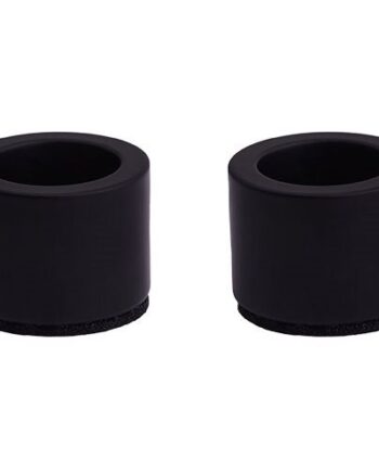 Lysestage T  Kronelys  Matte Black  2 Pack  3 2x2