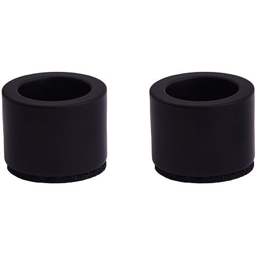 Lysestage T  Kronelys  Matte Black  2 Pack  3 2x2