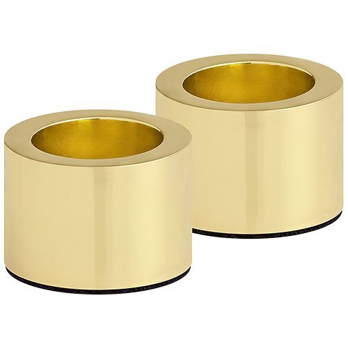 Lysestage T  Kronelys  Matte Brass  2 Pack  3 2x2