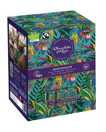 Chocolate And Love Madagascar Dispenser Box 120x5 5g Chokolader  ø  60g