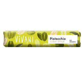 Vivani Mælkechokolade   Pistacie Dubai Style ø 40g