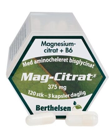 Mag Citrat Berthelsen   120 Kapsler