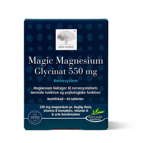 Magic Magnesium Glycinat   60 Tabltter