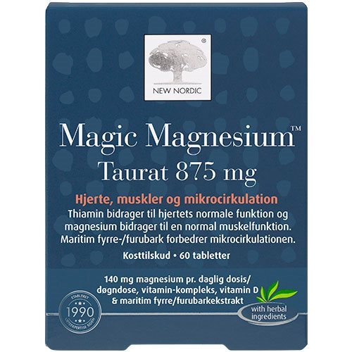 New Nordic Magic Magnesium Taurat 60tab