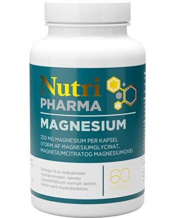 Nutri Pharma Magnesium   60 Kapsler