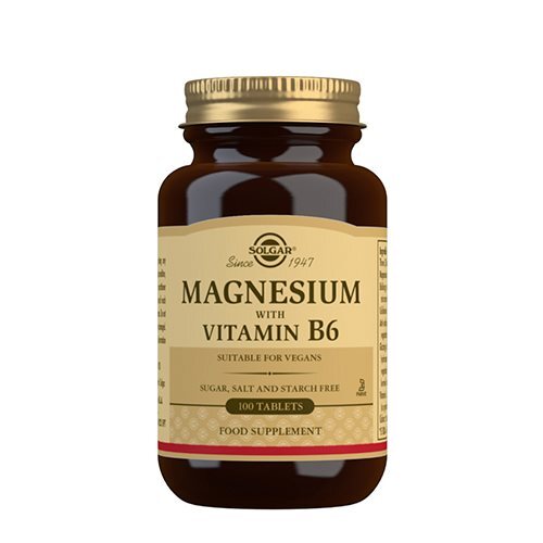 Solgar Magnesium B6   100 Tabletter