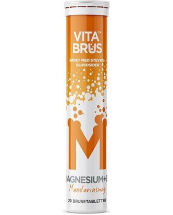 Magnesium B6 Brusetabletter   Mandarinsmag   20 Tabletter