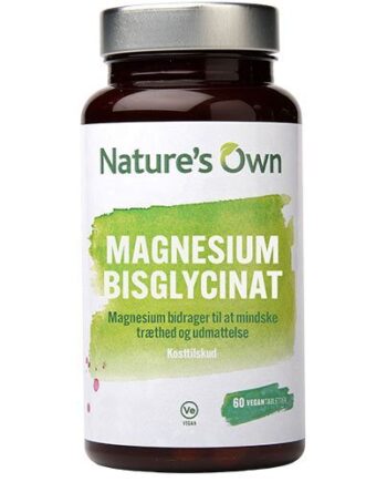 Nature S Own Magnesium Bisglycinat   60 Kapsler Q