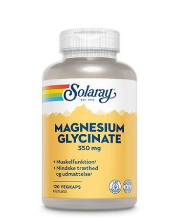 Magnesium Glycinate Solaray   120 Kapsler