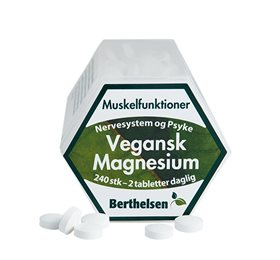 Berthelsen Magnesium Vegansk 240 Tabl
