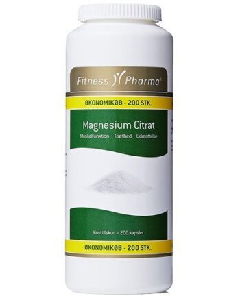 Magnesiumcitrat Fitness Pharma   200 Kapsler