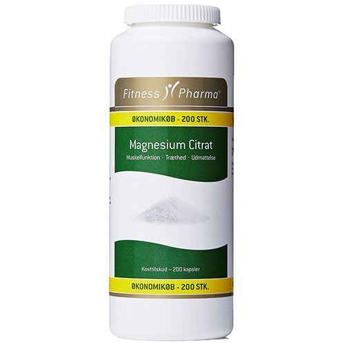 Magnesiumcitrat Fitness Pharma   200 Kapsler