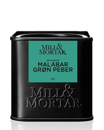Mill   Mortar Malabar Grøn Peber ø  25g