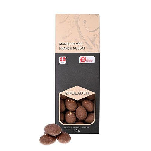 økoladen Mandler M  Fransk Nougat ø  90g