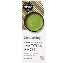 Naturesoursce Clearspring Matcha Shots  Premium Grade  8 Sticks ø