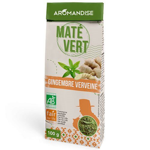 Mat?  Vild Grøn M  Ingefær   Verbena økologisk   100 Gram