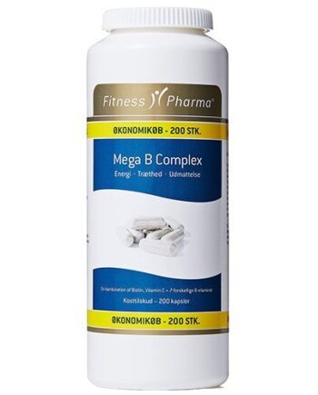 Mega B Complex Fitness Pharma   200 Kapsler