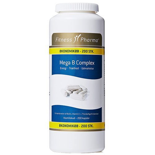 Mega B Complex Fitness Pharma   200 Kapsler