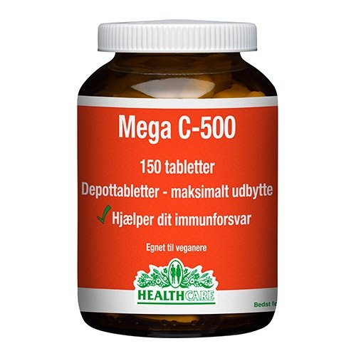 Mega C 500 Mg Health Care   150 Tabletter