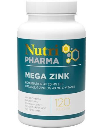 Mega Zink   120 Kapsler