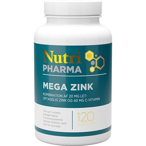 Mega Zink   120 Kapsler
