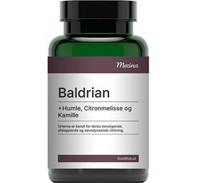 Mezina Baldrian   Humle  Citronmelisse Og Kamille  120kap