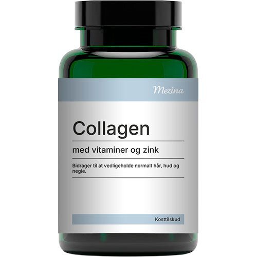 Mezina Collagen Med Vitaminer Og Zink   120 Kapsler