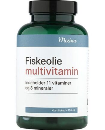 Mezina Fiskeolie Multivitamin   120 Kapsler