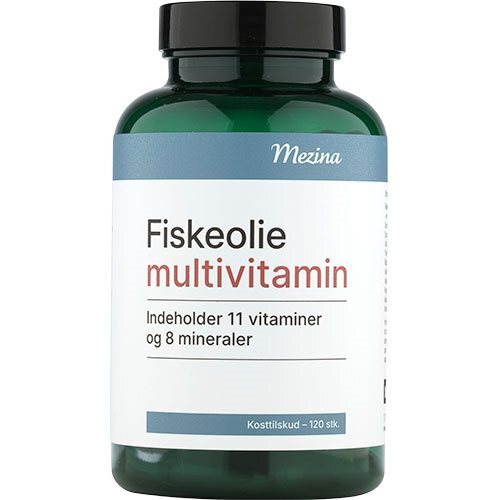 Mezina Fiskeolie Multivitamin   120 Kapsler