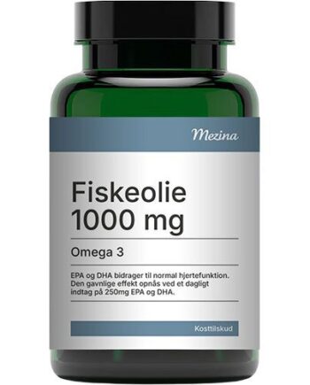 Mezina Fiskeolie Omega 3   1000 Mg   120 Kapsler