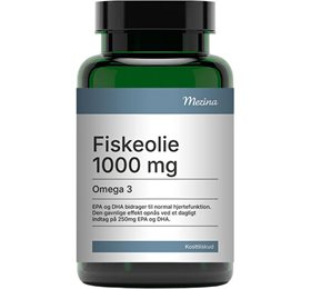 Mezina Fiskeolie Omega 3 1000 Mg 120 Kap