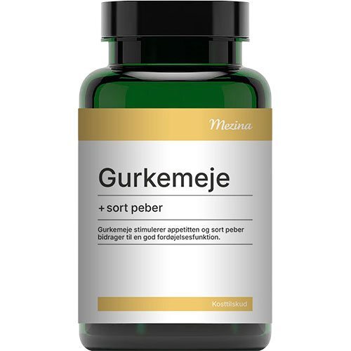 Mezina Gurkemeje   Sort Peber   120 Kapsler