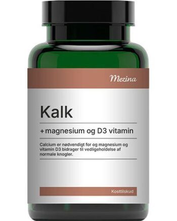 Mezina Kalk Med Magnesium Og D3 Vitamin   180 Tabletter