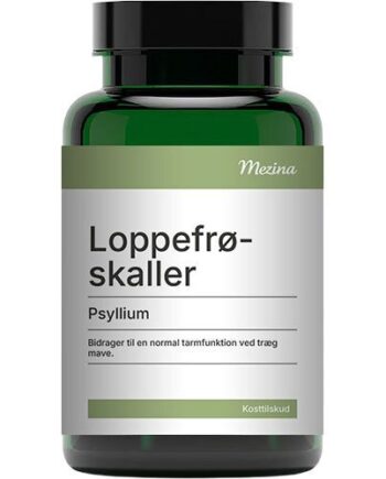 Mezina Loppefrøskaller Psyllium Kapsler   180 Kapsler