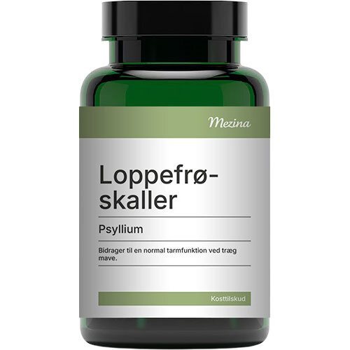 Mezina Loppefrøskaller Psyllium Kapsler   180 Kapsler