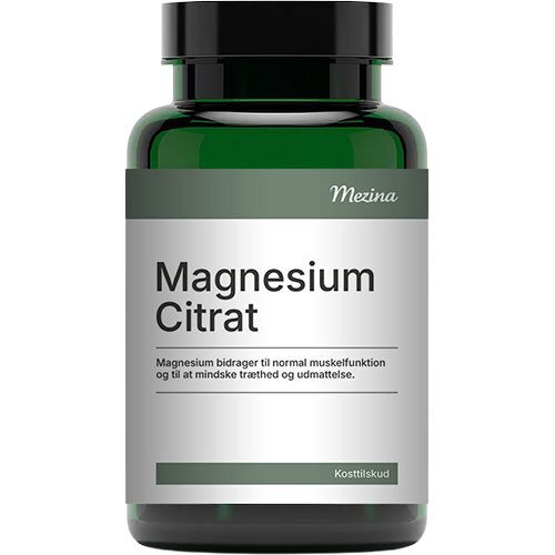 Mezina Magnesium Citrat   180 Kapsler