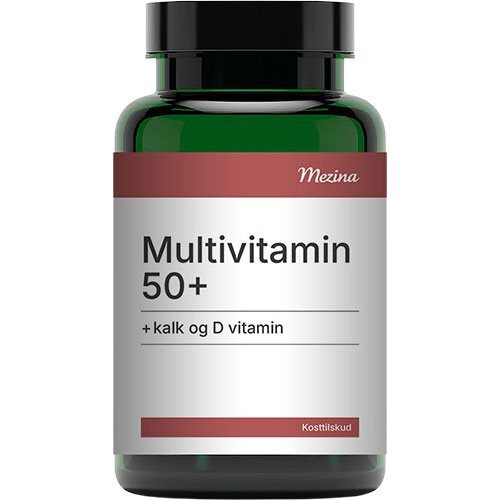 Mezina Multi 50  Kalk Og D Vitamin   180 Tabletter