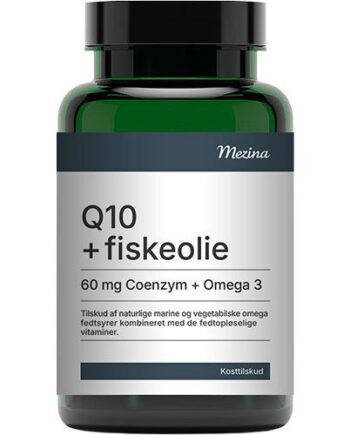 Mezina Q10   Fiskeolie   60 Kapsler
