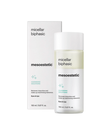Mesoestetic Micellar Biphasic   Bifasisk Makeupfjerner   150 Ml    Ansigtsvask   Ansigtsrens Til Makeup   Fjerner Skånsomt Snavs Og Vandfast Makeup