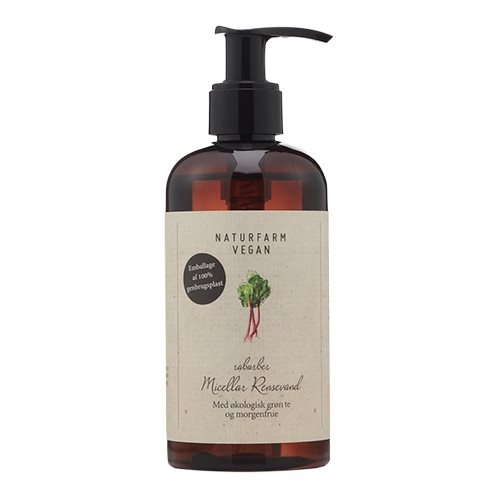 Naturfarm Vegan Micellar Rensevand Rabarber  250 Ml