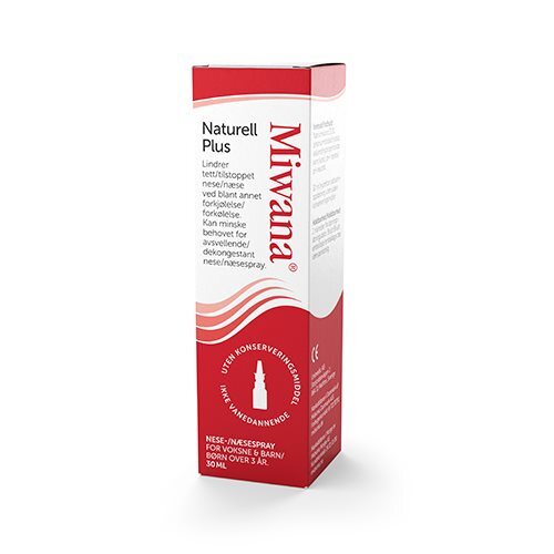 Miwana Næsespray Naturel Plus   30 Ml