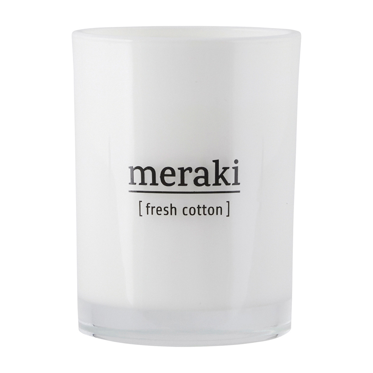 Meraki Duftlys  Fresh Cotton  Dia : 8 Cm  H : 10 5 Cm