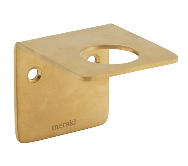 Meraki Supply Vægophæng  Børstet Messing