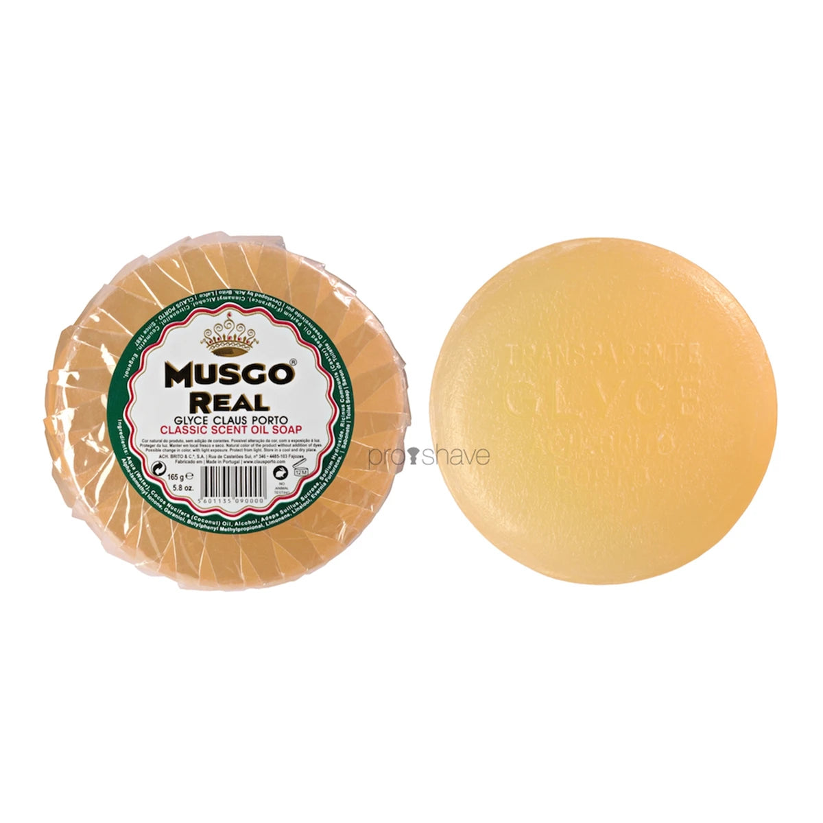 Musgo Real Glycerinsæbe Til Ansigtet  Classic  165 Gr