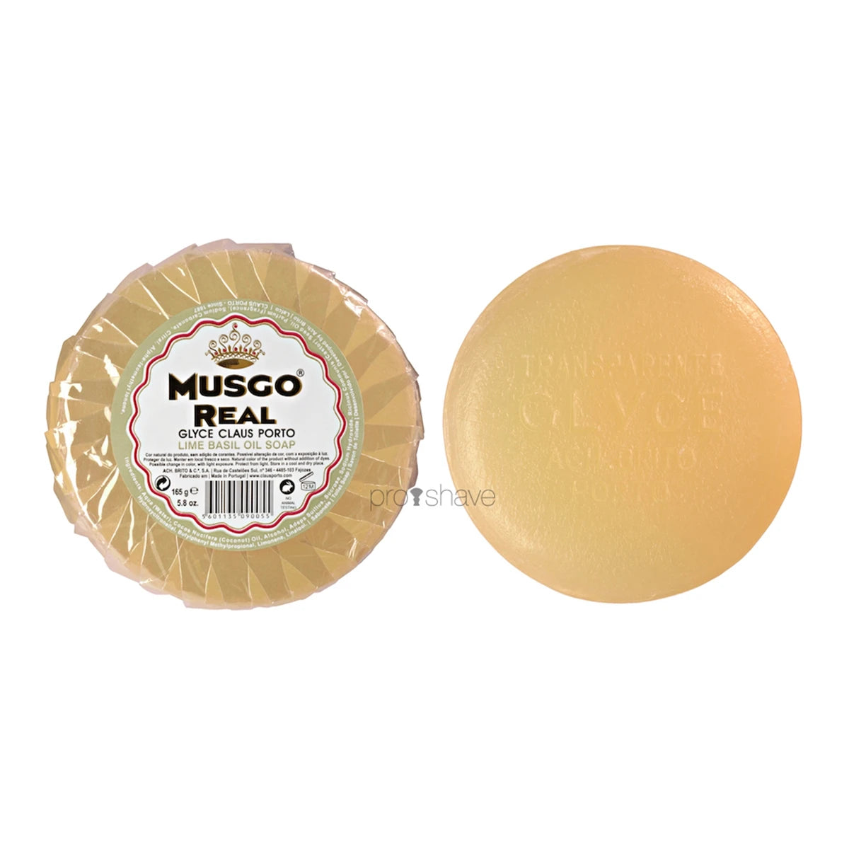 Musgo Real Glycerinsæbe Til Ansigtet  Lime Basil  165 Gr