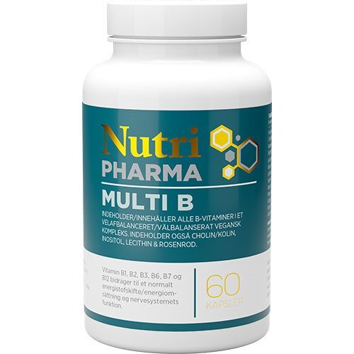 Multi B Nutripharma   60 Kapsler
