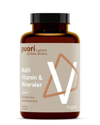 Multi Vitamin   Mineraler Puori   60 Kapsler