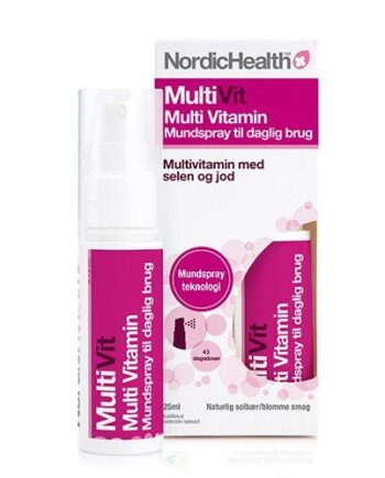 Multi Vitamin Mund Spray Nordic Health   25 Ml